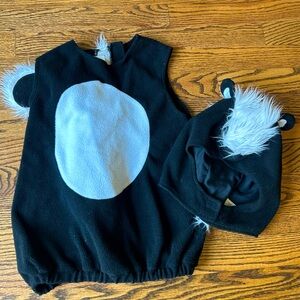 Pottery Barn Kids Baby Skunk Costume- 2T-3T
